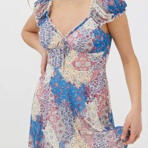 Urban Outfitters Audrey Mesh Mini Dress